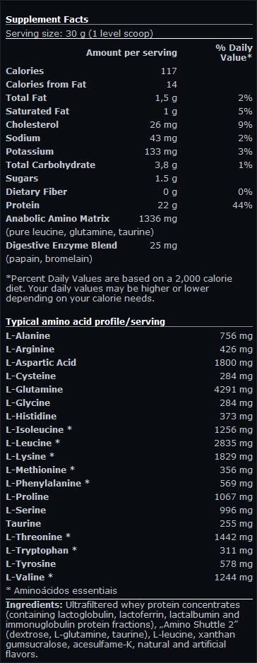 100% sirotkine beljakovine 0,920 kg