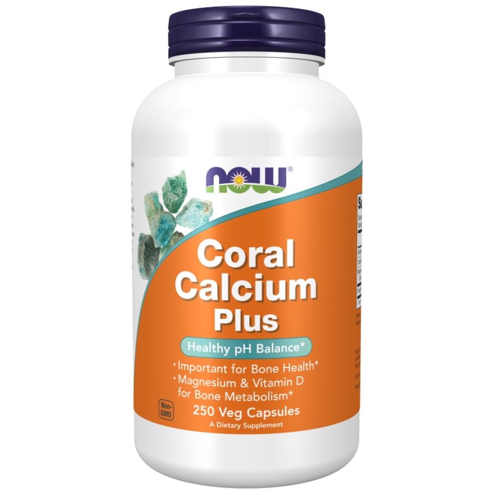 Koral kalcij Plus | S kalcijam, magnezijem in vitaminom D - 250 kapsul