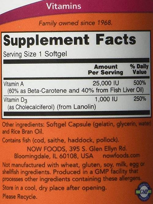 Vitamin A 25000 iu - 250 gel kapsul