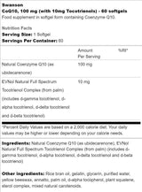 CoQ10 100mg | Z 10 mg tokotrienolov 60 gel kapsul