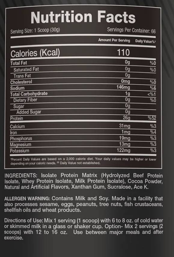 Premium izolat proteinske matrice 1996 gramov