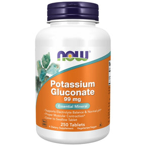 Potassium Gluconate - 250 Tablets - Nutra Best Europe