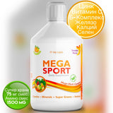 Mega Sport - vitamini + minerali + kolagen 1497 mg /500 ml /