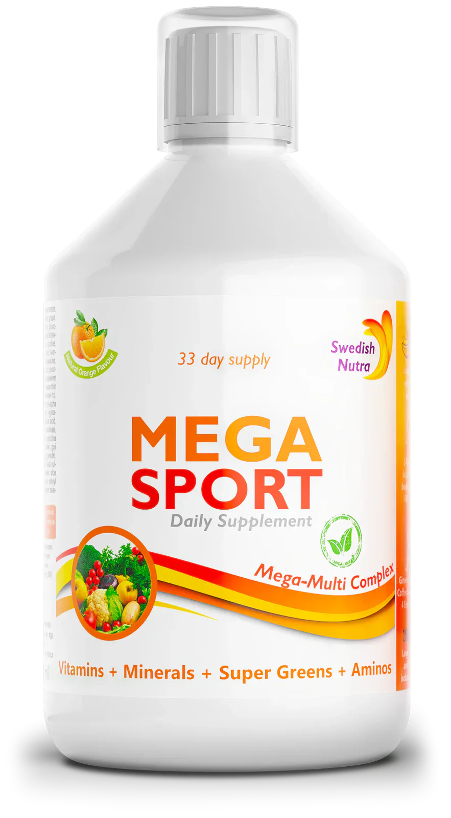 Mega Sport - vitamini + minerali + kolagen 1497 mg /500 ml /