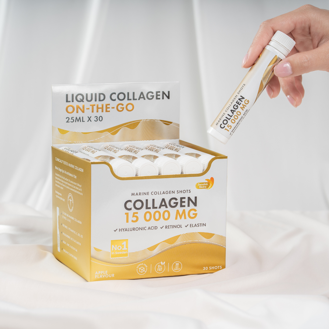 Ribji kolagen 15.000 mg z retinolom, elastinom in hialuronsko kislino - 30 x 25 ml