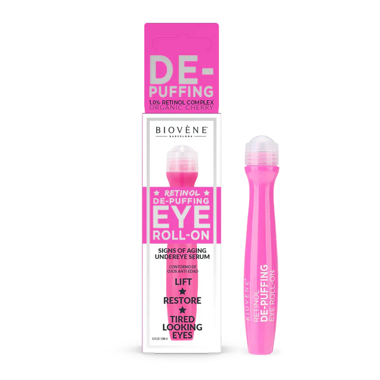 Retinol Eye Roller s češnjo, da zmanjša zabuhlost 15 ml