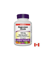 Magnezijev citrat z visoko absorpcijo - magnezijev citrat z visoko absorpcijo 150 mg, 120 kapsul