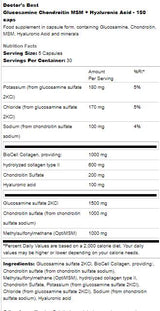 Glukozamin hondroitin MSM | S hialuronsko kislino - 150 kapsul