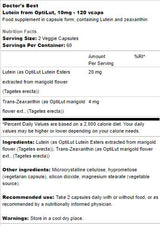Lutein 10 mg | Iz Optilut - 120 kapsul