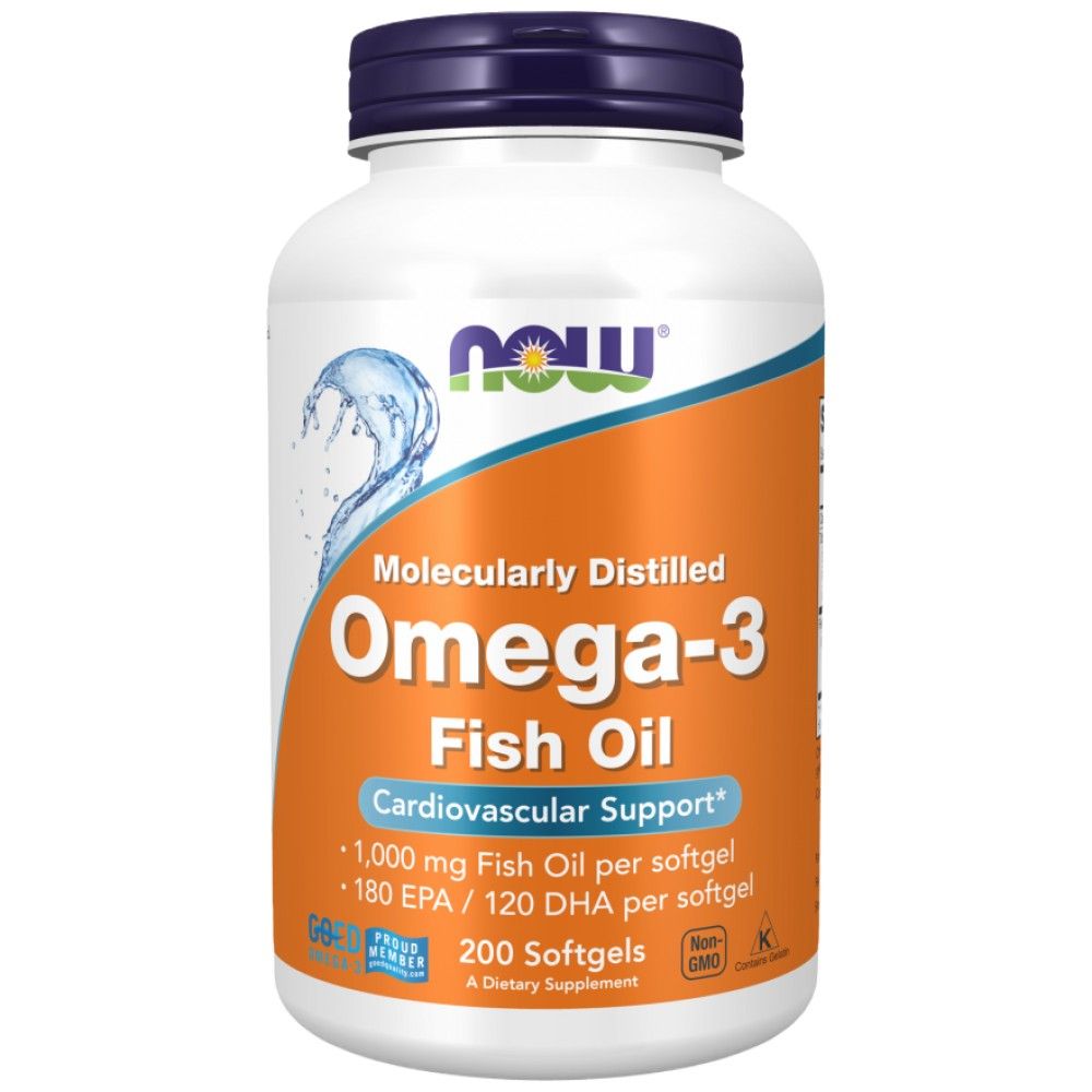 Omega 3 1000 mg / molekularno destilirana - 200 gel kapsul