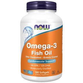 Omega-3 Enteric Coated - 180 Softgels - Nutra Best Europe