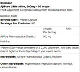 Ajipure l-histidin 500 mg 60 kapsul