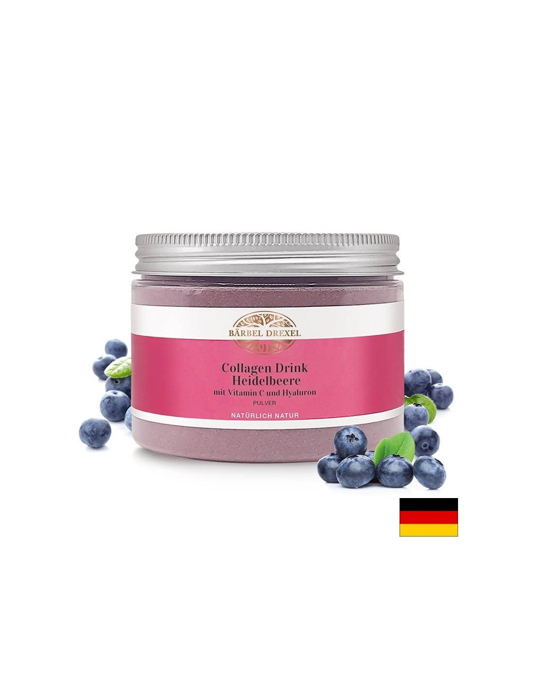Za mlado in svežo kožo - kolagen, hialuronska kislina, vitamin C in borovnice, 180 g prahu, 30 odmerkov