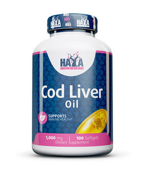 Cod Liver Oil 1000mg. / 100 Softgels - Nutra Best Europe