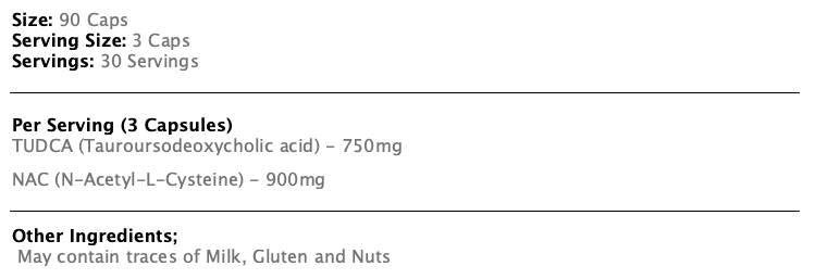 Tudca + NAC 90 kapsule