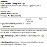Sage Extract 160 mg 100 kapsul