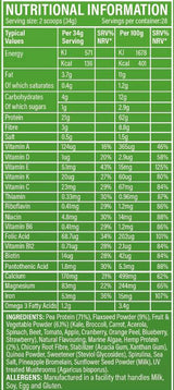 Superfood Zeleni v prahu - 952 gramov
