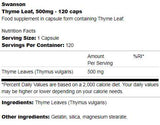 Timijanski list 500 mg 120 kapsul