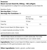 Olje semen črnega ribeza 500 mg 180 gel kapsul