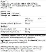 Glukozamin, hondroitin in MSM | Mini tablete - 360 tablet
