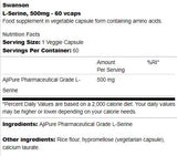 L-serin 500 mg 60 kapsul