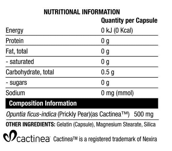 Cactinea | Ojamči serije - 60 kapsul