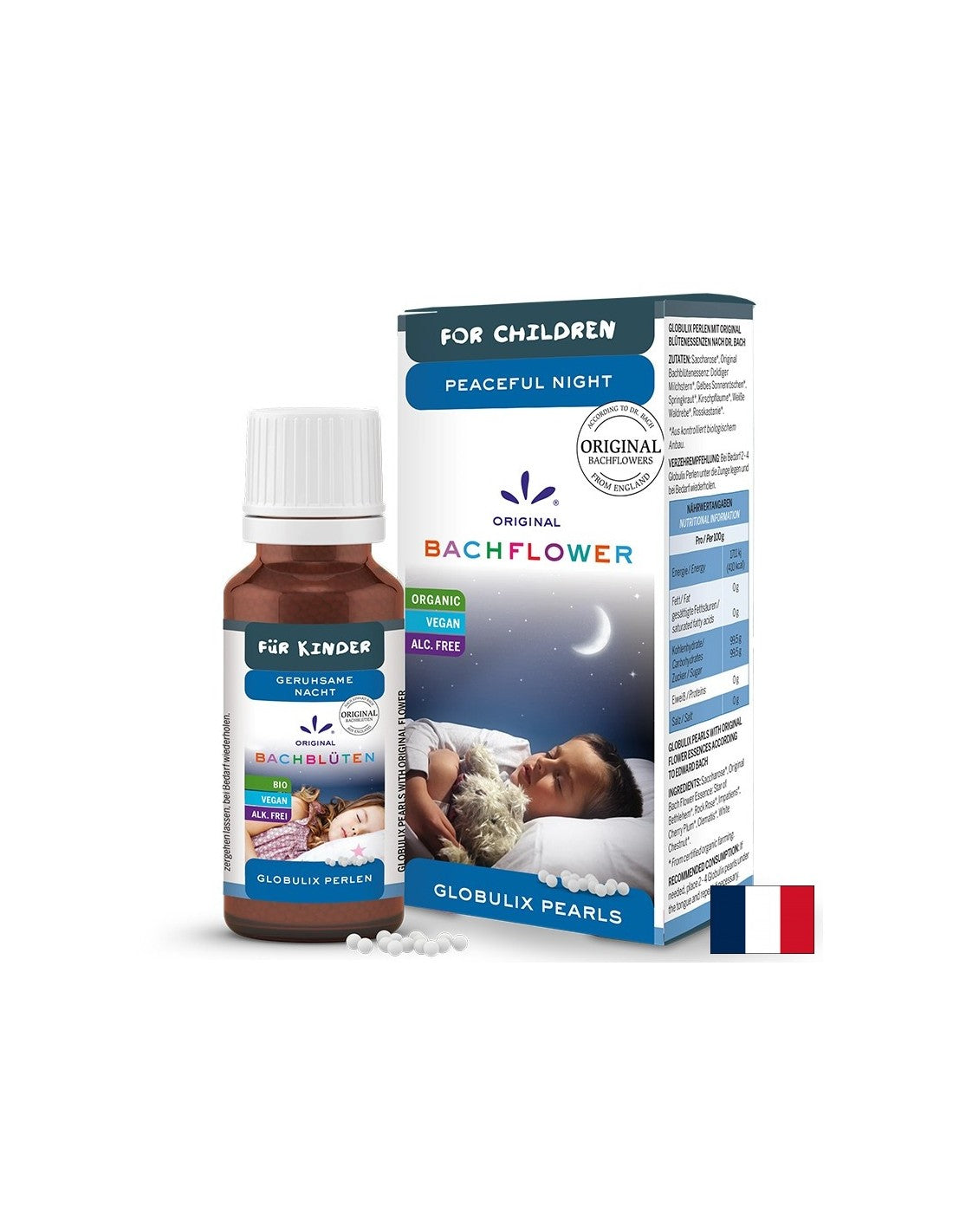 Miren spanec pri otrocih - cvetne esence dr. Bacha, biseri, 20 g