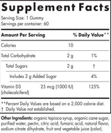 Vitamin D3 Gumies 1000 iu - 120 gumij