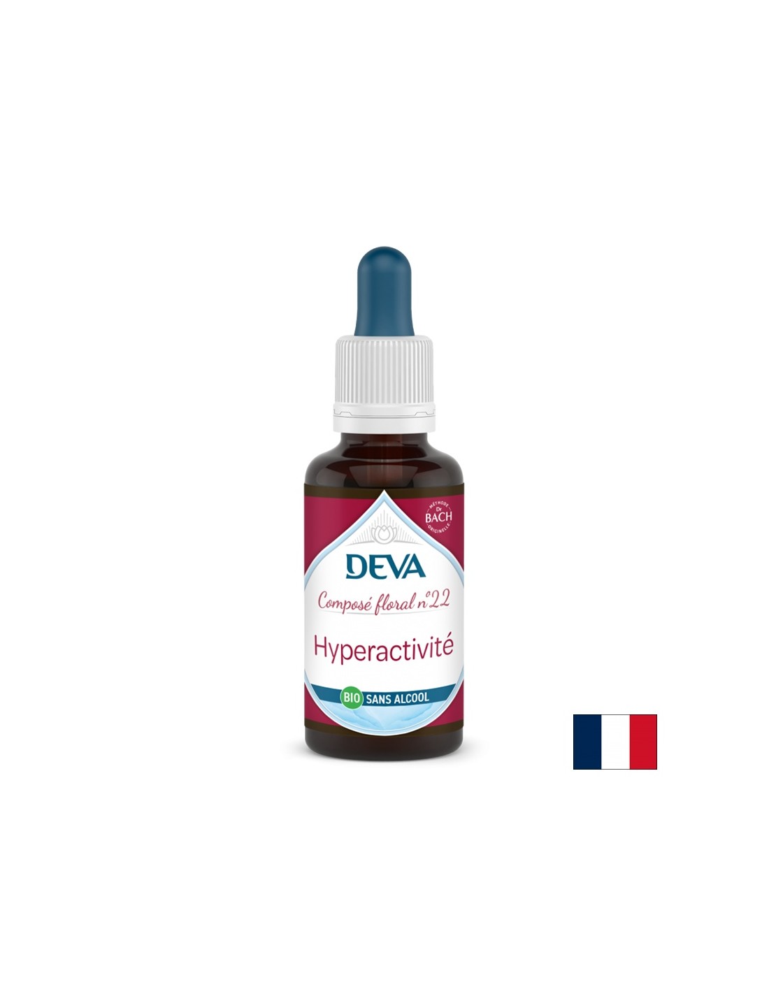 Hiperaktivnost, cvetne esence, bachove kapljice št. 22 (brez alkohola), 30 ml