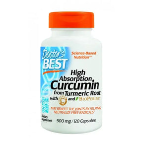 High Absorption Curcumin 500mg - 120 capsules - Nutra Best Europe