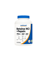 Prebava - betain hidroklorid + pepsin, 240 <tc>Nutricost</tc> Kapsule
