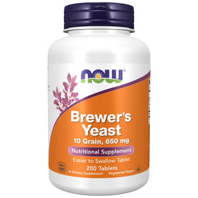 Brewer's Yeast 650 mg - 200 Tablets - Nutra Best Europe