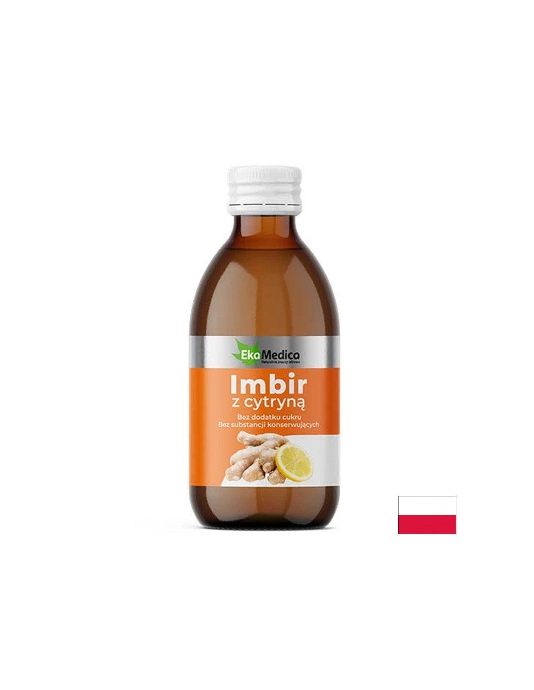 Ingverjev sok in limonin sok - dobra prebava in močna imunost, 250 ml, 25 odmerkov