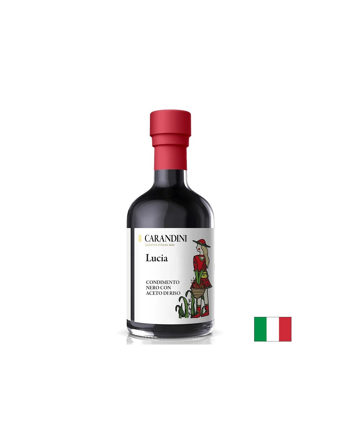 Črni preliv z riževim kisom Lucia, Bio, 250 ml