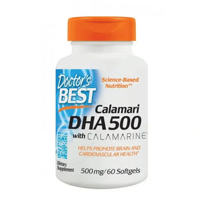 BEST DHA 500 mg / from Calamari - 60 Gel capsules - Nutra Best Europe