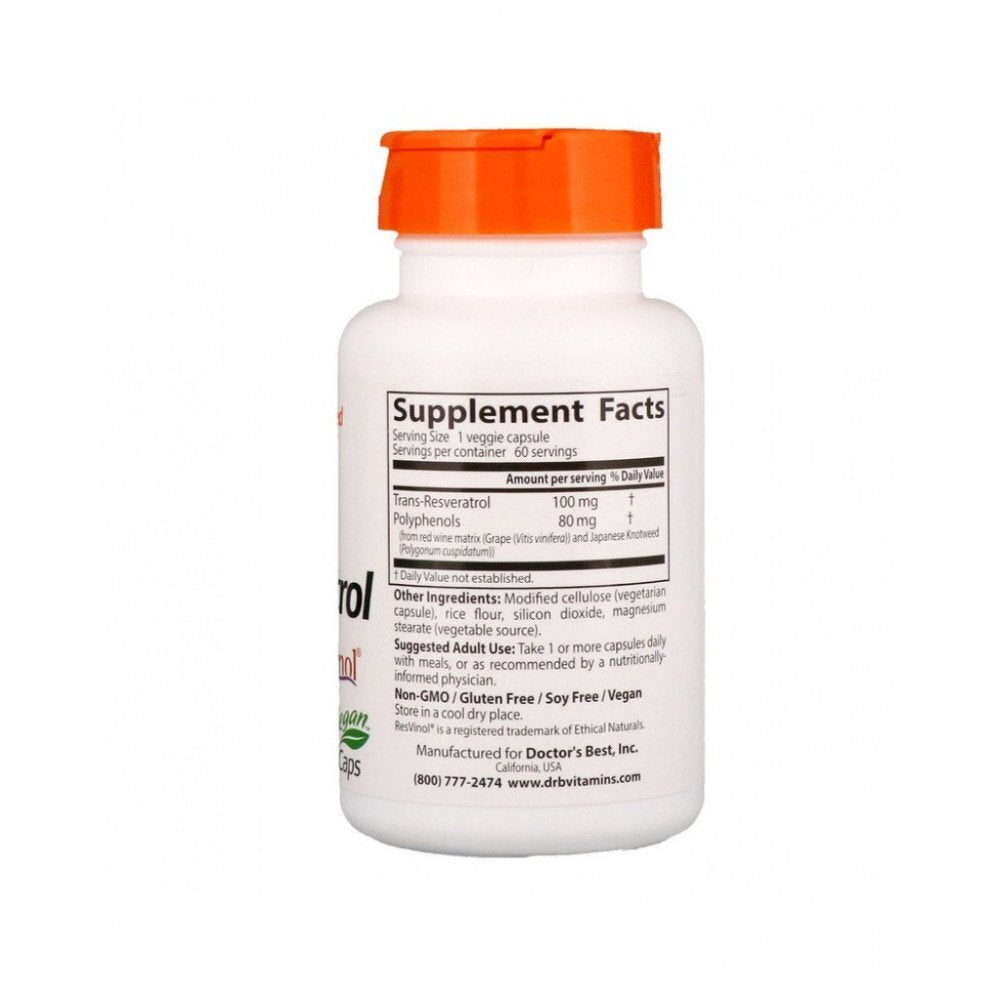 Trans-resveratrol 100 mg | z Resvinol -25 - 60 kapsul