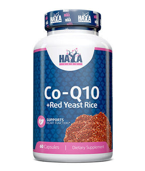 Co-Q10 60mg. & Red Yeast Rice 500mg. / 60caps. - Nutra Best Europe