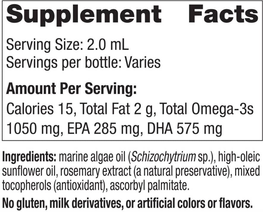 Otroški DHA | 1050mg omega -3 vegetarijanec - 30 ml