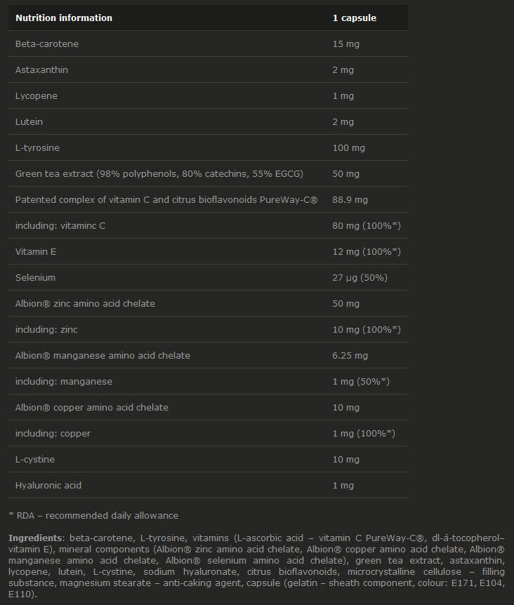 Beta -solarna - 30 kapsul