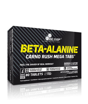 Beta-Alanine Carno Rush Mega Tabs 80 Tabs. OLYMPUS - Nutra Best Europe