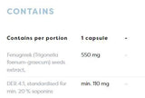 Fenugreek 550 mg - 120 kapsul