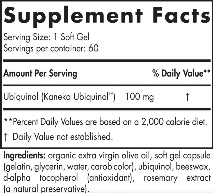 Nordic Coq10 Ubiquinol 100 mg - 60 gel kapsul