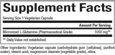 L-glutamin 1000 mg | Mikronizirano - 90 kapsul