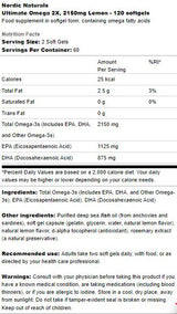 Ultimate Omega 2x 2150 mg - 180 softgelov
