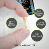 Veganska omega 3 - 2000 mg /60 veganskih kapsul gela /
