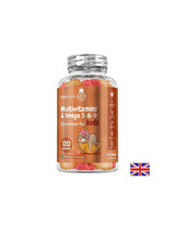 Multivitamini + omega 3-6-9 (formula za otroke), 120 gel tablete