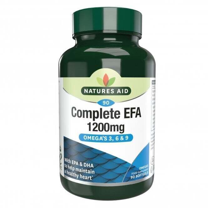 Omega 3-6-9 (popolna Efa omega 3, 6 + 9) 1200mg 90 SoftGels NaturesAid