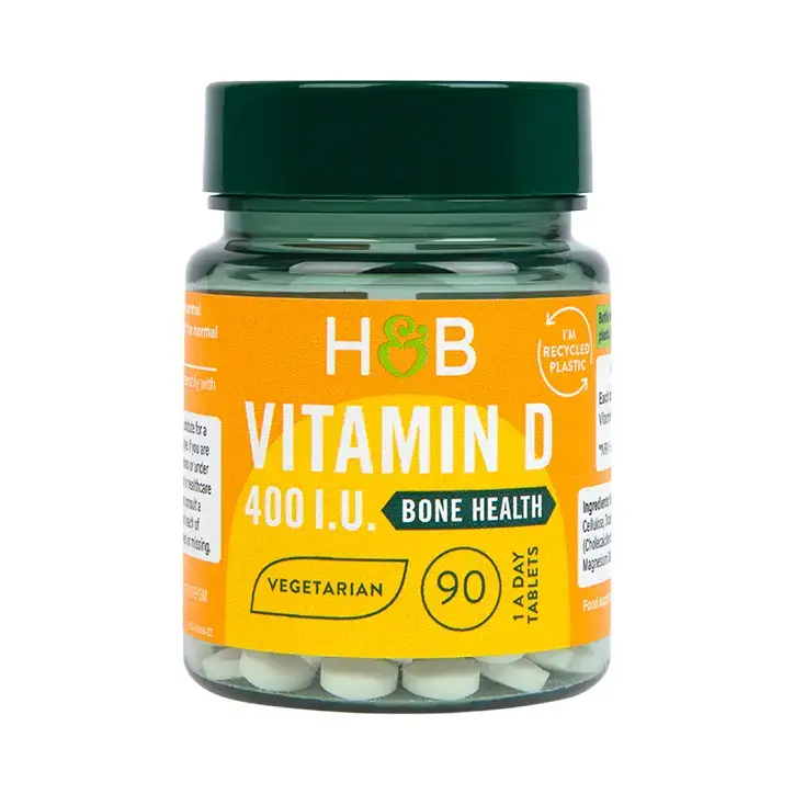 Vitamin D3 (vitamin D3 400 iu) 10mcg 90 tablet Holland & Barrett