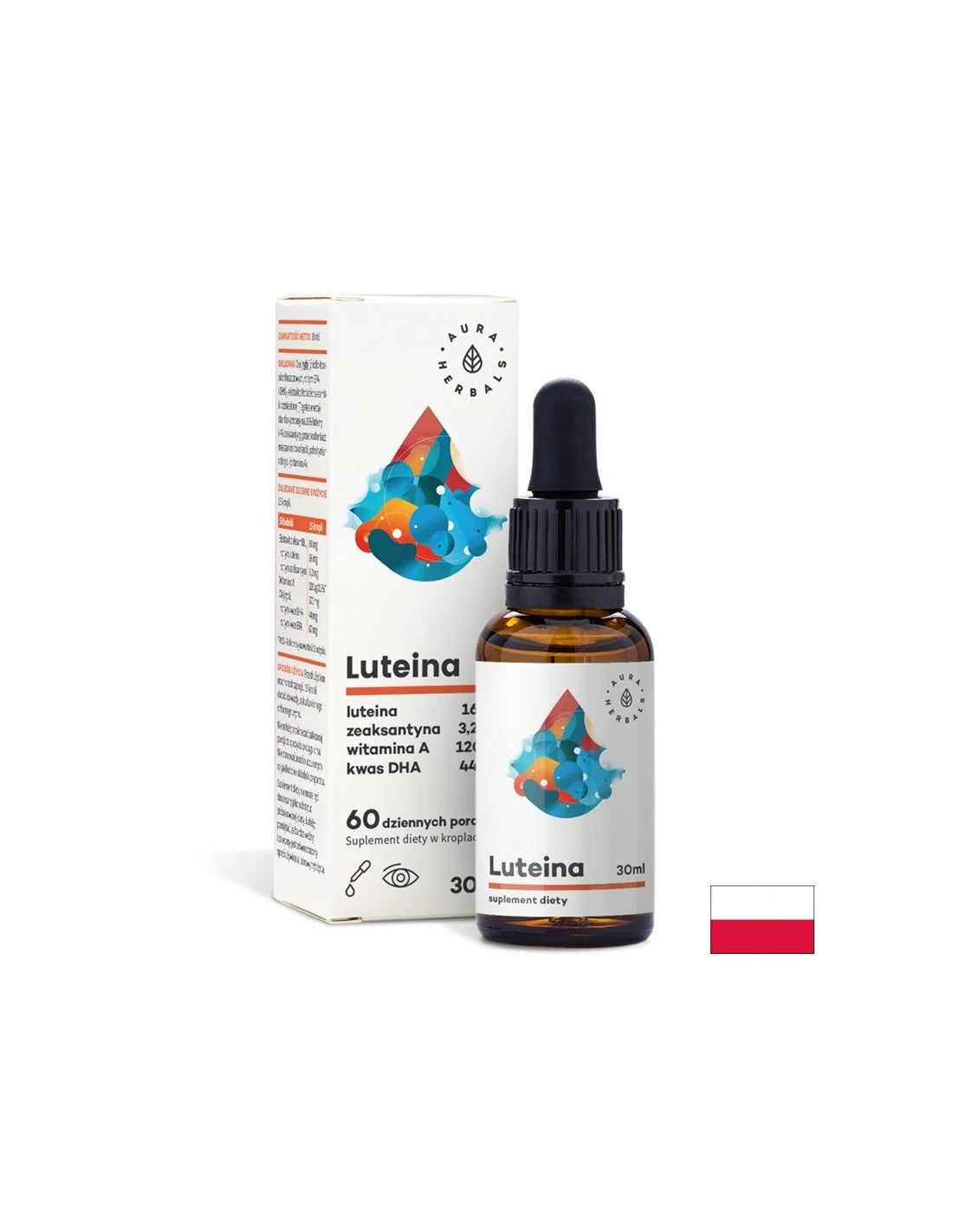 Zdravje oči - lutein + zeaksantin + vitamin A in ribje olje, 30 ml, kapljice