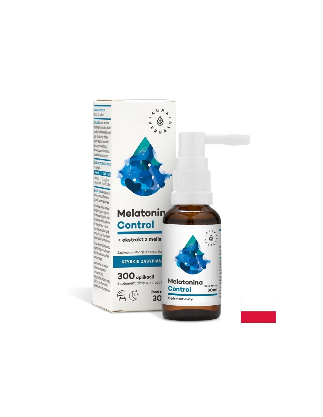 Nespečnost - melatonin + limonin balzam, ustno razpršilo 30 ml